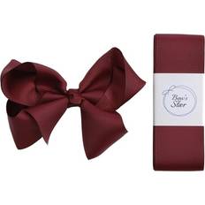 S Dåpsklær Bows By Stær Christening Ribbon - Bordeaux (L0214177)