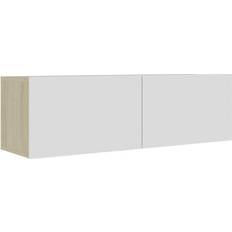 Beige Panche vidaXL 80148 TV Benches Mobile TV 100x30cm