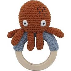 Fisk Rangler Sebra Crochet Rattle Morgan The Octopus Ring