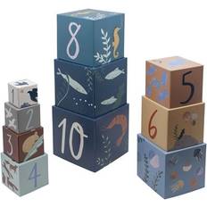 Hav Stapelleksaker Sebra Stacking Blocks Seven Seas Daydream