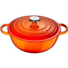 Le creuset stegegryde 32 cm Le Creuset Volcanic Signature Cast Iron med låg 32cm