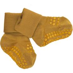 Go Baby Go Bamboo Non-Slip Socks - Mustard
