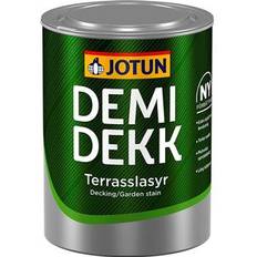 Jotun Lasyrfärger - Utomhusfärger Målarfärg Jotun Demidekk Decking Lasyrfärg Terrassgrön 0.75L