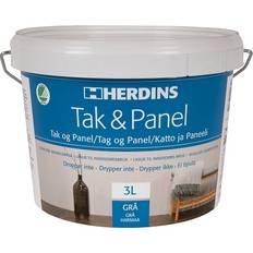 Inomhusfärger - Takfärger Målarfärg Herdins Roof & Panel Takfärg Grå 3L