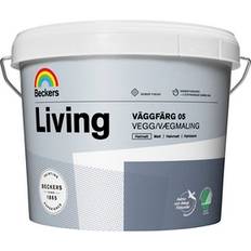 Vattenburna - Väggfärger Målarfärg Beckers Living Väggfärg Vit 9L