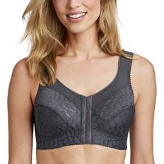 Miss Mary Clothing Miss Mary Lovely Jacquard Front Closure Bra - Dark Grey