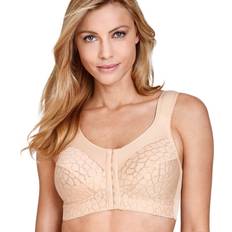 Miss Mary Lovely Jacquard Front Closure Bra - Beige