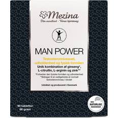 L-arginin Kosttilskud Mezina Man Power 90 stk