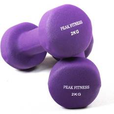 Peak Neoprene Dumbbells 2x2kg