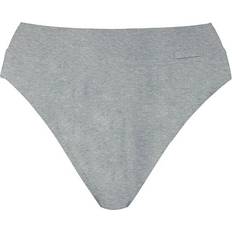 Elastic High Waist Brief - Grey Stone