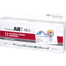 Tombow ABT Pro Alcohol Based Pastel Markers 12-pack