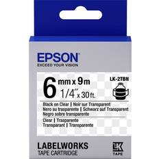 Office Supplies Epson LabelWorks Black on Clear