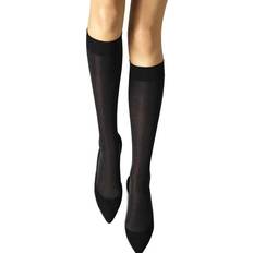 Wolford Sokker Wolford Velvet De Luxe 50 KneeHighs - Black