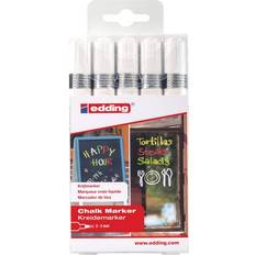 Edding 4095 Chalk Marker 2-3mm White 5-pack