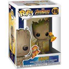 Guardians of the Galaxy Figurer Funko Pop Marvel Avengers Infinity War Groot with Stormbreaker