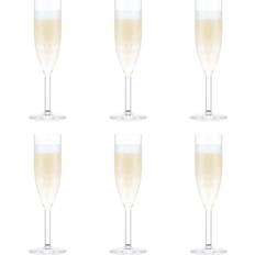 Plastic Champagne Glasses Bodum Oktett Champagne Glass 12cl 6pcs