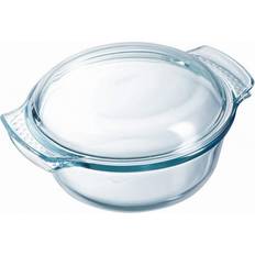 Transparent Autres Pots Pyrex Classic Round avec couvercle 3.75 L 27 cm