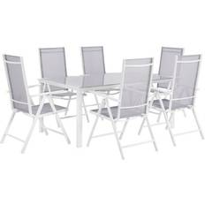 Garden & Outdoor Furniture Beliani Catania Patio Dining Set, 1 Table incl. 6 Chairs