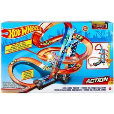 Plastic Car Tracks Hot Wheels Sky Crash Tower