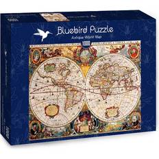 12 Classic Jigsaw Puzzles Antique World Map 1000 Pieces