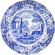 Säker för ugnar Tallrikar Spode Blue Italian Flat tallrik 27cm 4st