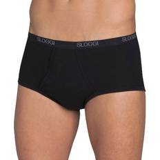 Men Basic Maxi Boxer Briefs - Black
