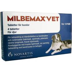 Milbemax Novartis Dog Milbemax Vet 4 Tablets