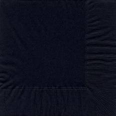 Plates, Cups & Cutlery Black 20-pack