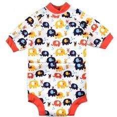 M UV-pakken Splash About Happy Nappy Wetsuit - Little Elephants