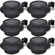 vidaXL Fence Wall light ∅ 12cm 6pcs