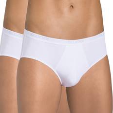 Sloggi Ropa interior de hombre Sloggi Basic Midi Briefs 2-pack - White