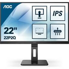 AOC IPS/PLS - Jeu Écrans AOC 22P2Q 54.6 cm 21.5" Full HD Noir