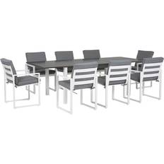 Extension/Optional Extension Patio Dining Sets Beliani Pancole L Patio Dining Set, 1 Table incl. 8 Chairs