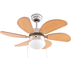 Ceiling fan with light InnovaGoods Ceiling Fan with Light 75cm