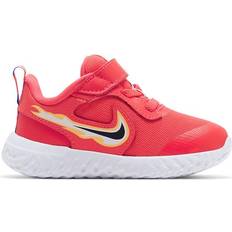 Nike Revolution 5 Fire TDV - Laser Crimson/Opti Yellow/Laser Orange/Dark Smoke Grey