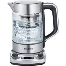 Severin Hervidor De Té Y Agua De Cristal Wk 3422 1,7 L Cristal-acero Inoxidable Negro 3000 W