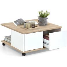 FMD Mobile Couchtisch 70x70cm