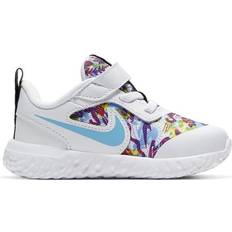 Nike Revolution 5 Fable TDV - White/Fire Pink/Blue Fury/White