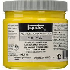 Liquitex Professional Soft Body Acrylic Paint Cadmium Yellow Medium Hue 830 946ml