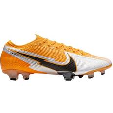 Nike Yellow Soccer Shoes Nike Mercurial Vapor 13 Elite FG M - Laser Orange/White/Laser Orange/Black