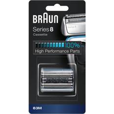 Silver Shaver Replacement Heads Braun Series 8 83M Shaver Head