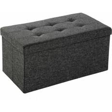 tectake Foldable Storage Bench 76x38cm