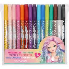 Multikleur Vulpennen Top Model Felt Pens 15-pack