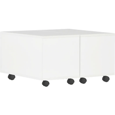 Soffbord med hjul vidaXL 28372 Soffbord 60x60cm