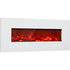 Klarstein Lausanne Long Camino elettrico, 1600 W, 2 livelli riscaldanti, 128 cm