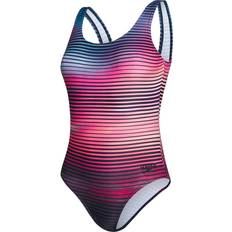 Rayé Maillots de bain Speedo Summer Sunset U-Back Swimsuit - Multicolour