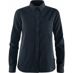 Corduroy - Women Shirts Fjällräven Övik Cord Shirt W - Dark Navy