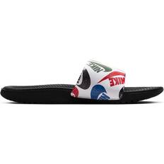 Nike Textile Slippers Nike Kawa SE JDI PS/GS - Black/White