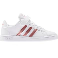 Adidas Kid's Grand Court - Cloud White/Copper Met./Light Granite