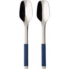 Bleu Couverts à Salade Villeroy & Boch S+ Blueberry Couverts à Salade 31cm 2pcs